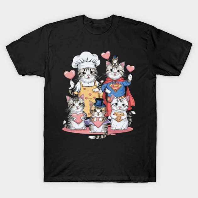 Cats Love Funny Cat lovers shirt T-Shirt by ARTA-ARTS-DESIGNS